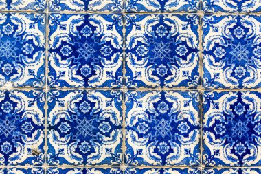 Geleneksel seramik levhalar Azulejos Lizbon