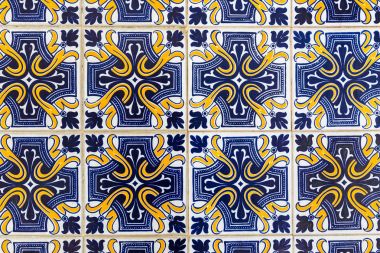 Geleneksel seramik levhalar Azulejos Lizbon