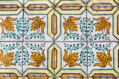 Geleneksel seramik levhalar Azulejos Lizbon