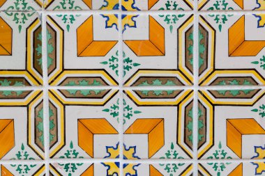 Geleneksel seramik levhalar Azulejos Lizbon