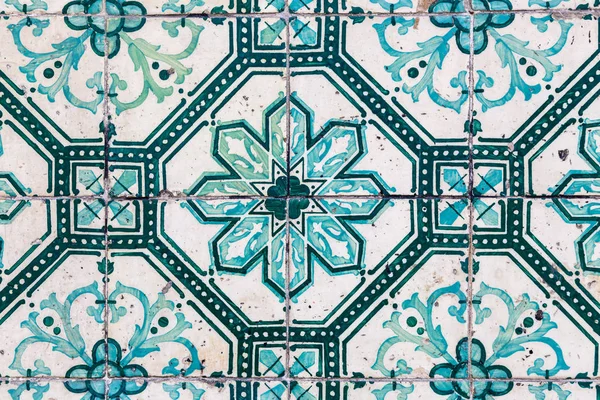 Традиційні керамічна плитка Azulejos в Лісабоні — стокове фото