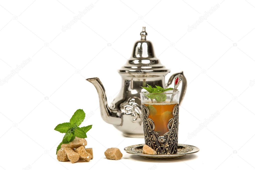 True Moroccan mint tea in the original cup