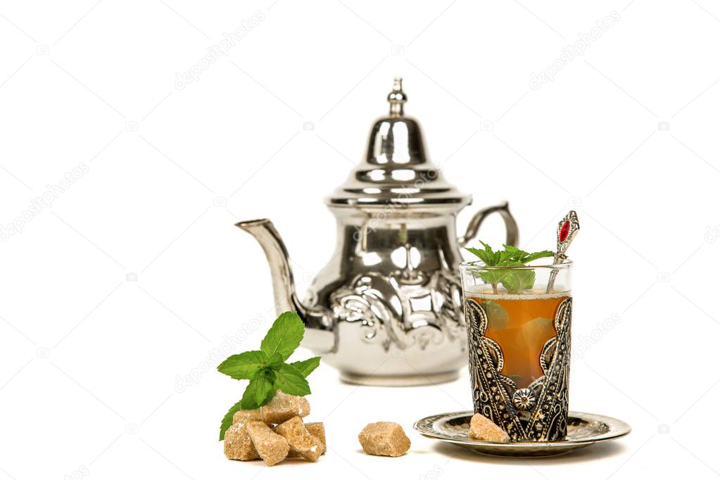 True Moroccan mint tea in the original cup