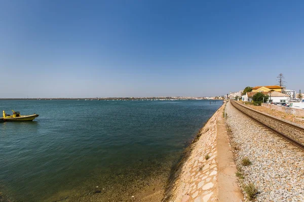 Vue depuis le front de mer de Faro, Portugal — Photo