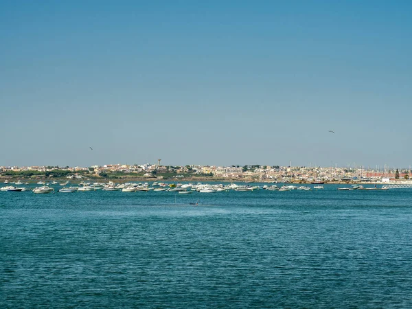 Vue depuis le front de mer de Faro, Portugal — Photo