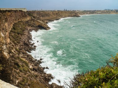 Avrupa'nın en güneybatı cape, fırtınalı Atlantik