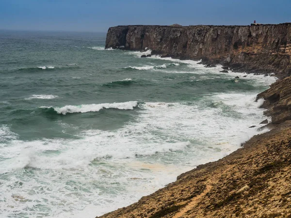 Stormy Atlantic at the most southwestern cape of Europe — Stock Photo, Image