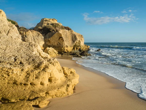 Ψαμμίτης ακτογραμμή με αμμουδερές παραλίες στο Gale — Φωτογραφία Αρχείου