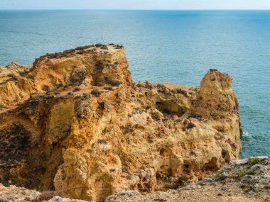 Carvoeiro sahil Sandcastle oluşumu
