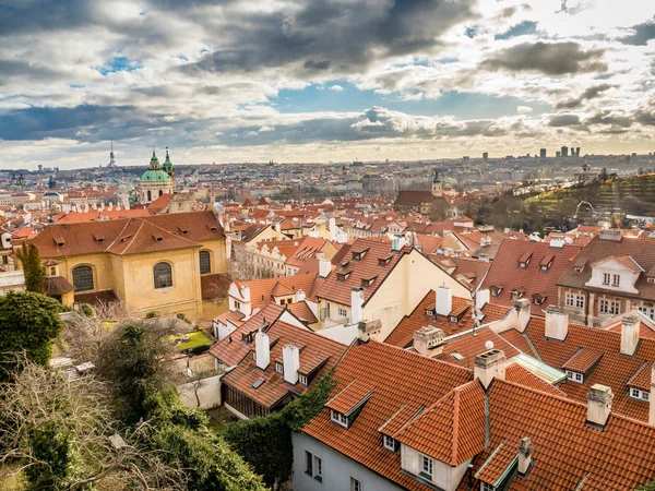 Vista de Praga Vieja desde el Castillo de Praga —  Fotos de Stock