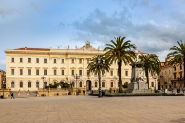 Piazza d'Italia in Sassari, Sardinia