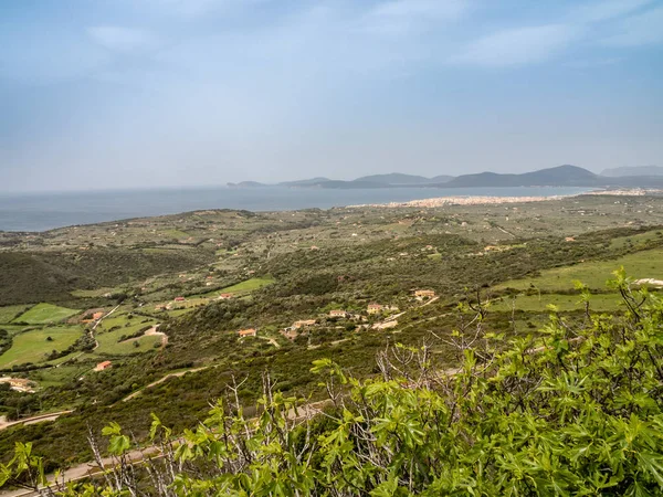 Vista de la zona costera de Alghero — Foto de Stock