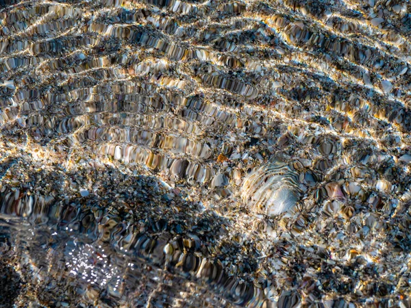 Struktury piasku na plaży w Alghero, Sardynia — Zdjęcie stockowe