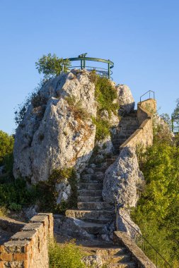 Korfu adasındaki Kayzer 'in Tahtı bakış açısı