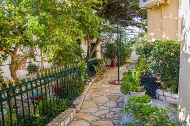 Yunanistan 'ın Korfu adasındaki Paleokastritsa Manastırı