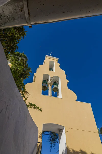 Monasterio de Paleokastritsa en la isla de Corfú, Grecia —  Fotos de Stock