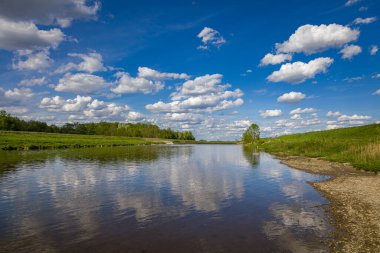 Slovakya ile Çek Cumhuriyeti arasındaki Adamov köyü yakınlarındaki Morava Nehri.