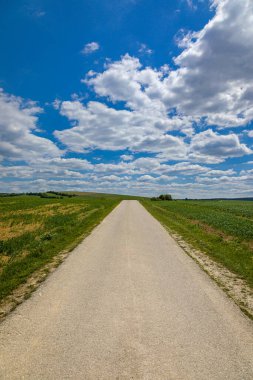 Slovakya 'nın Myjava kenti çevresindeki manzara