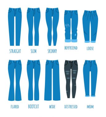 Women jeans styles collection
