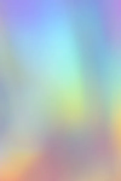 Niewyraźne abstrakcyjne pastelowe holograficzne tło folii — Zdjęcie stockowe
