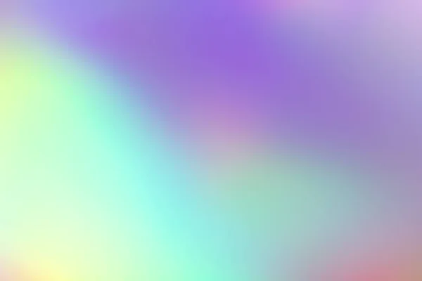Blurry abstrato pastel holográfico folha de fundo — Fotografia de Stock