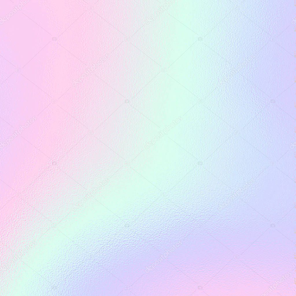 Holographic iridescent foil paper background