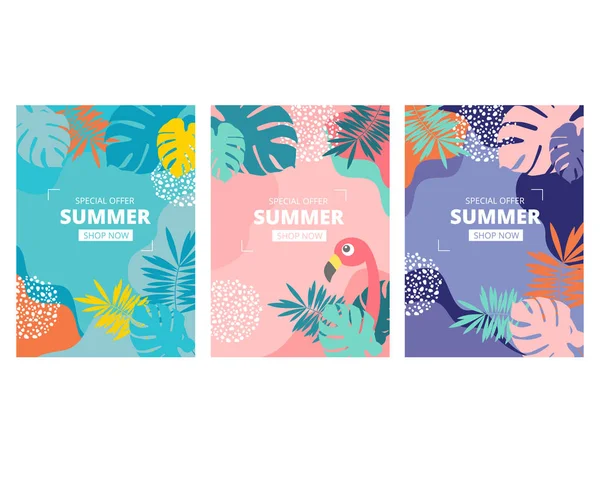 Пастельний рожево-блакитний фіолетовий тропічний літній пляж продаж плакат нарди — стокове фото