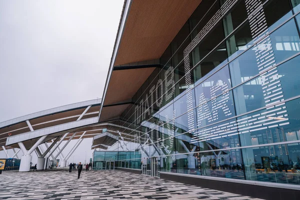 Rostov Don Rússia Janeiro 2020 Aeroporto Platov Rostov Don Terminal — Fotografia de Stock