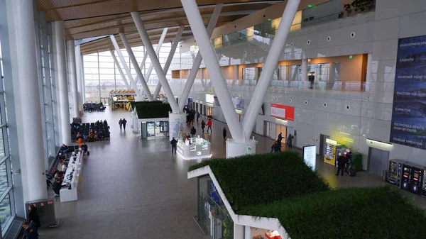 Rostov Don Russia Gennaio 2020 All Interno Del Terminal Passeggeri — Foto Stock