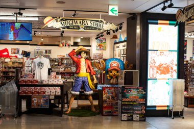 Mugiwara Mağazası - Shibuya, Tokyo, Japonya 'da bir parça mağazası. Bir parça - Japon anime televizyon dizisi Eiichiro Oda 'nın aynı adlı mangasından uyarlanmıştır..