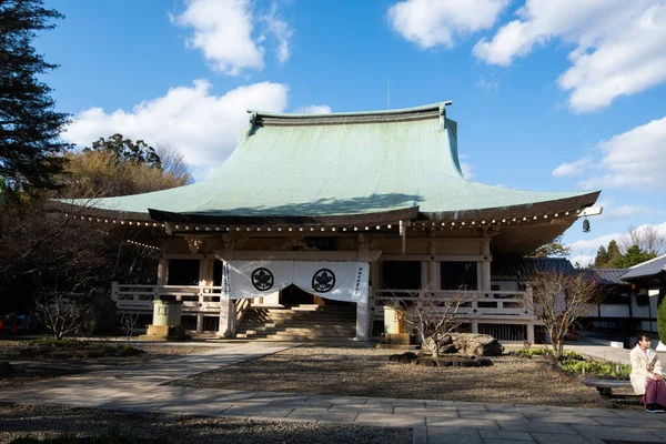 Temple Localizado Ala Setagaya Tóquio Japão Templo Budista Que Dito — Fotografia de Stock