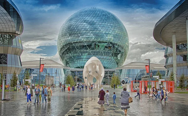 Mezinárodní výstava Astana Expo 2017 pavilon Kazachstánu — Stock fotografie