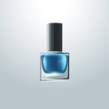 vektör gerçekçi çivi. Kozmetik ürün, illüstrasyon projeleriniz için