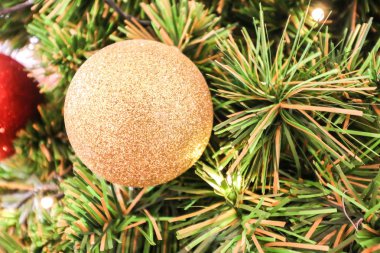 Güzellik altın çember Noel ağacı süslemeleri