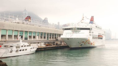 Editör - büyük beyaz yat deniz, Hongkong yakın