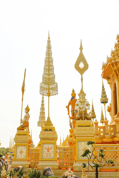 Bangkok Tailandia Noviembre 2017 Hermosa Algunas Estructuras Suplementarias Alrededor Royal — Foto de Stock