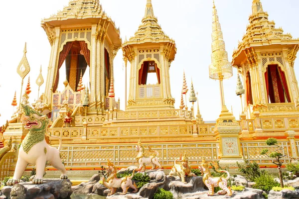 Bangkok Thailand November 2017 Guld Royal Crematorium För Den Framlidne — Stockfoto