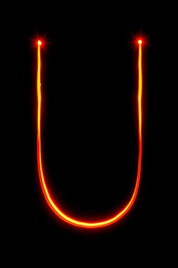kırmızı ışık boyama harf U