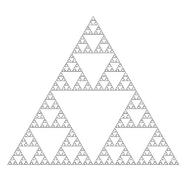 sierpinski üçgeni