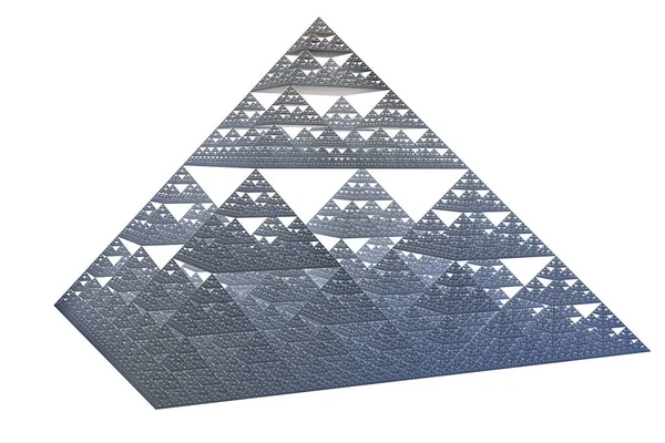 Tetraedro di sierpinski — Foto Stock