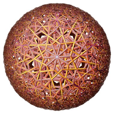 renkli hiperbolik Mozaik