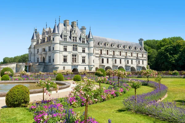 Zámek Chenonceau, údolí Loiry, Francie — Stock fotografie