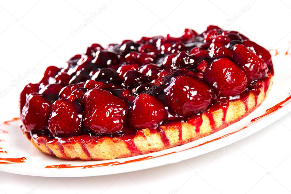 Cheese cake with berries