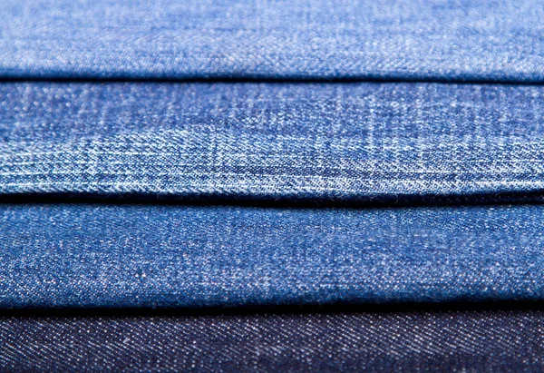 Plusieurs types de nuances de denim — Photo