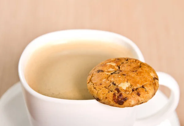 Koffie en cookie — Stockfoto