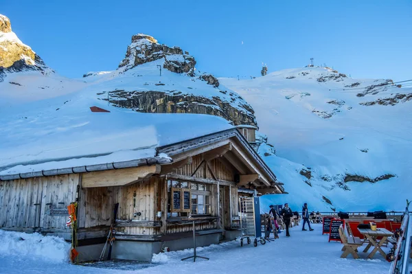 Monte ou Mt Titlis na Suíça perto de Engelberg — Fotografia de Stock