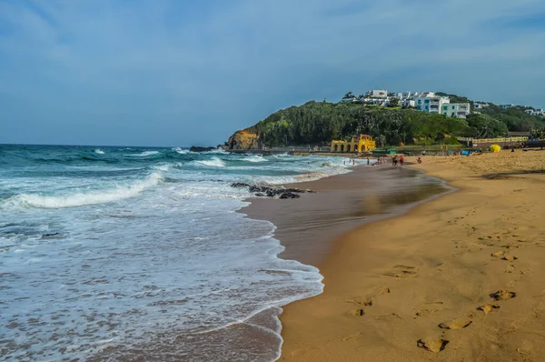 Thompsons Bay Beach Pintoresca Playa Arena Una Cala Protegida Con — Foto de Stock