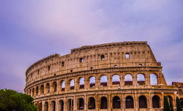 Руїни Стародавнього Гладіатора Амфітеатру Римі Італія — стокове фото