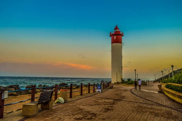 Umhlanga Lighthouse One Worl Iconic Lighthouses Durban North Kzn South — Stock Photo, Image