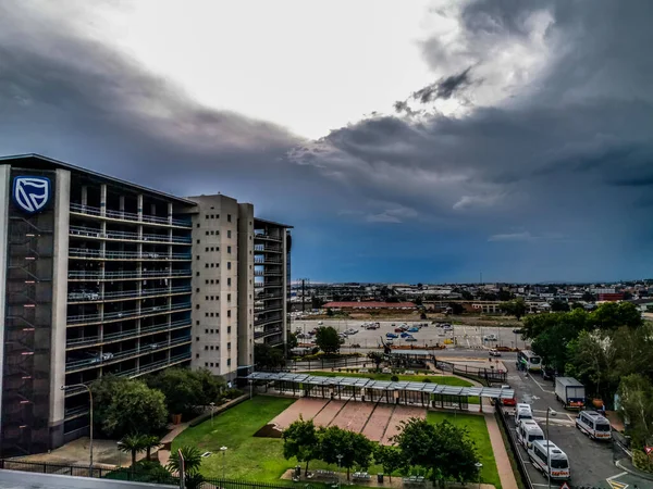 Hermosos Altos Edificios Bancarios Estándar Calle Simmonds Selby Johannesburgo Zona —  Fotos de Stock